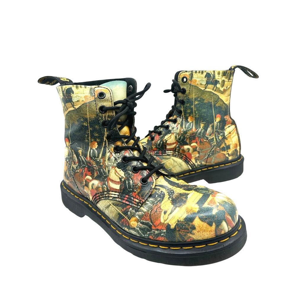 RARE Dr martens D'Antonio Pascal Renaissance Collection Combat boots museum 8